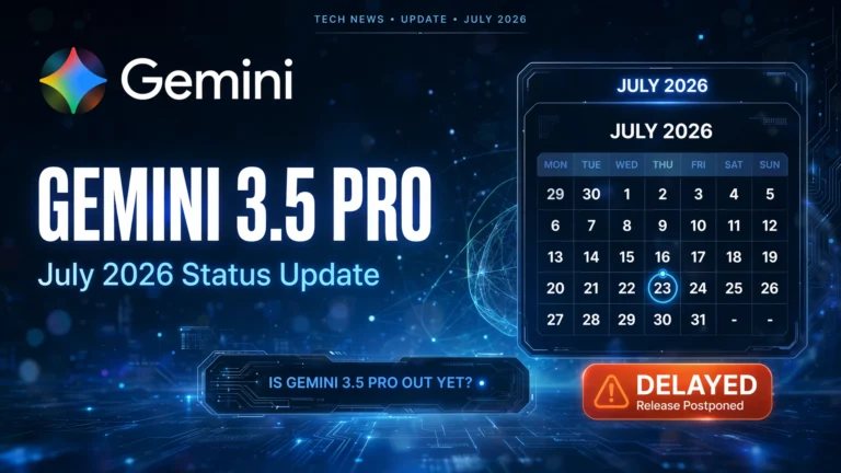is gemini 3.5 pro out yet july 2026