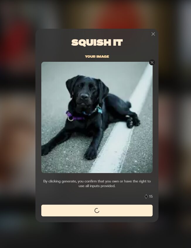 best free ai squish effect app