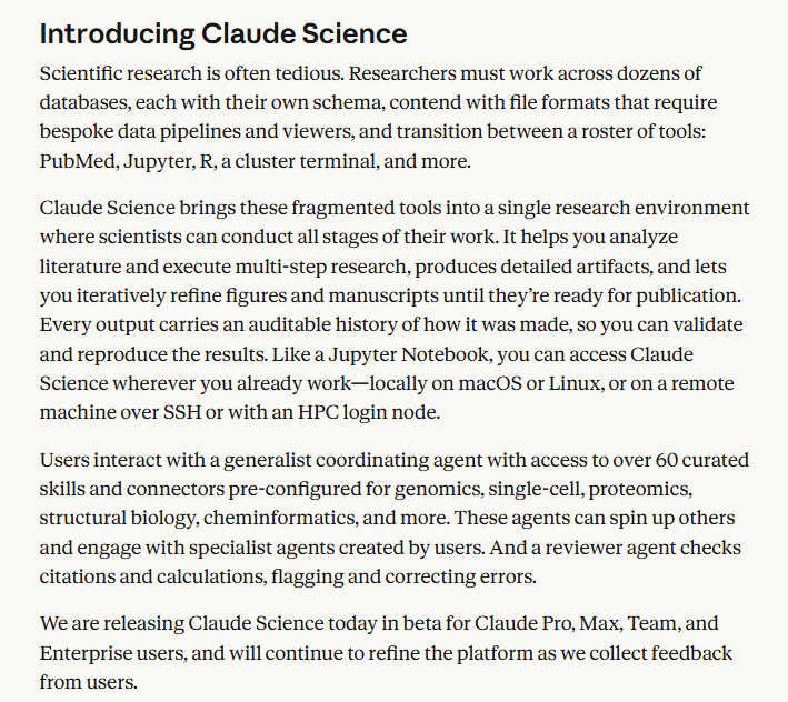 is claude science worth it for researchers